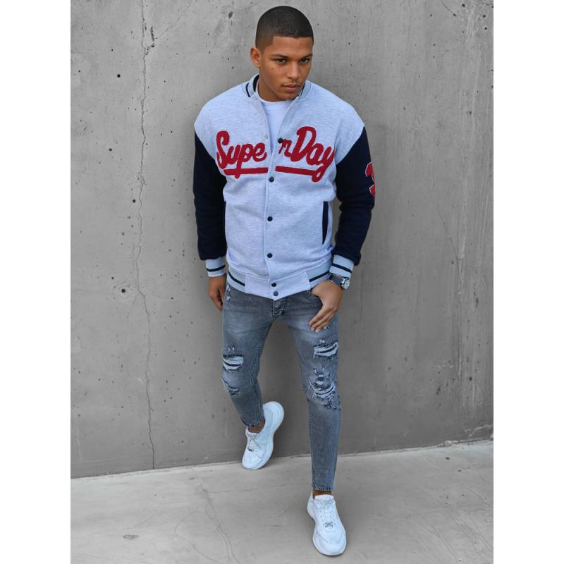 Pánská mikina SUPERDAY šedá