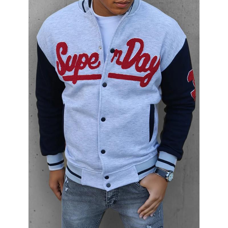 Pánská mikina SUPERDAY šedá