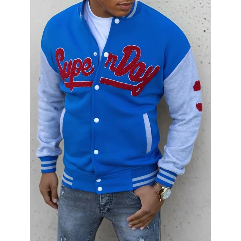 Férfi pulóver SUPERDAY kék