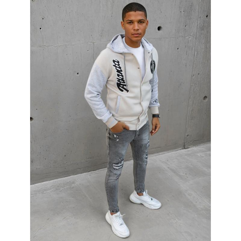 Pánská mikina ATLANTA světle hnědá