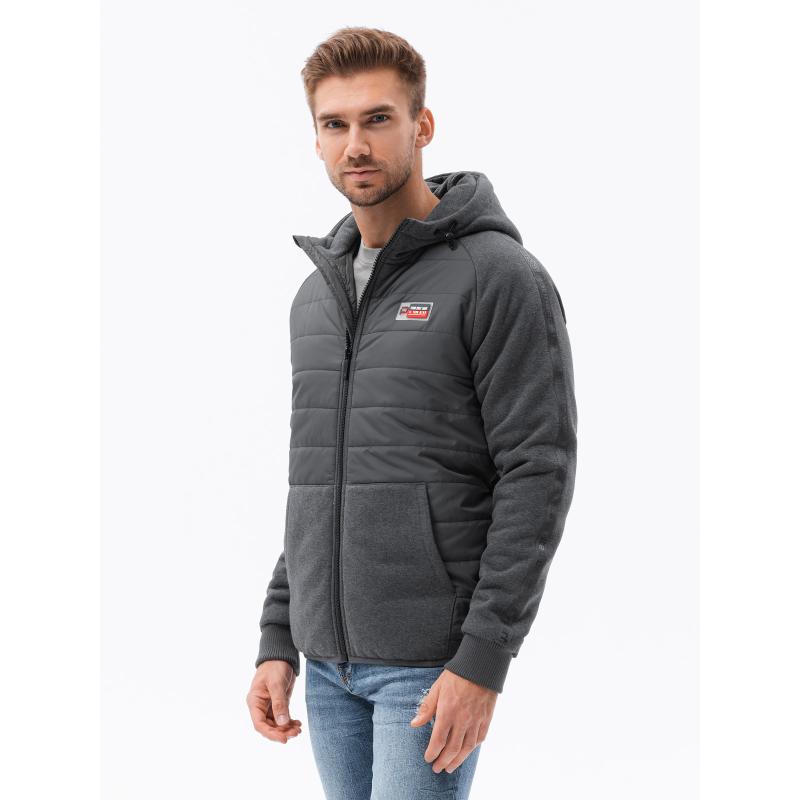 Pánská bunda MILAN tmavě šedá