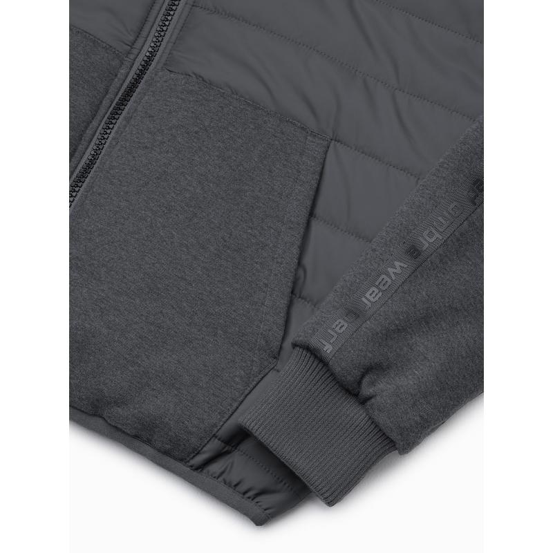 Pánská bunda MILAN tmavě šedá