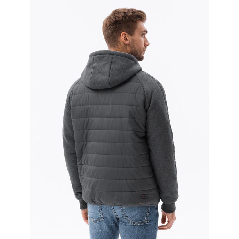 Pánská bunda MILAN tmavě šedá