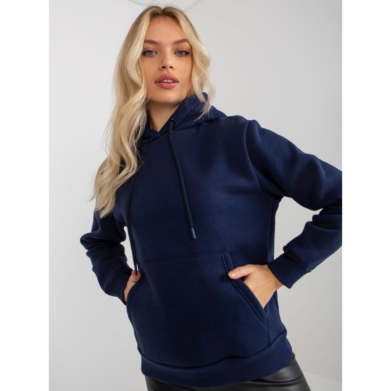Dámská mikina s kapucí RUE PARIS námořnicky modrá