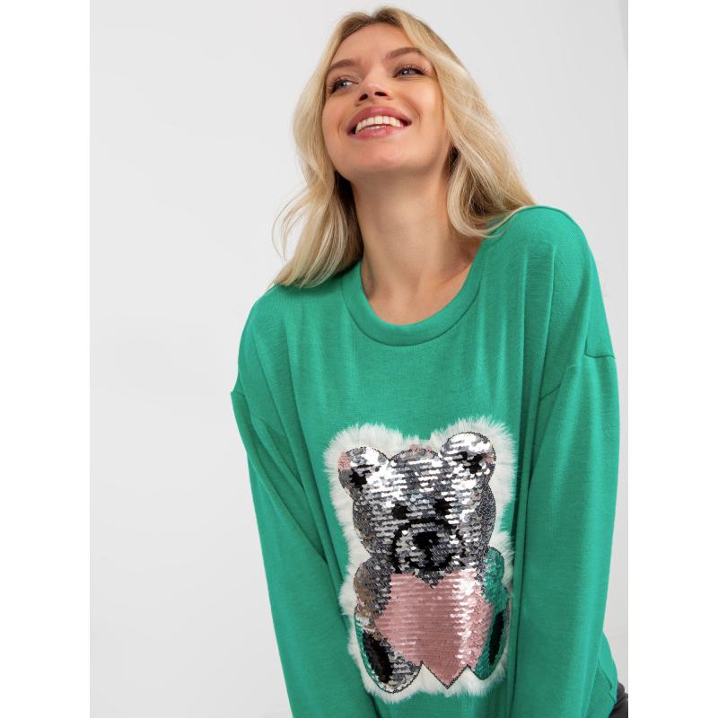 Dámský svetr CIARA tyrkysový