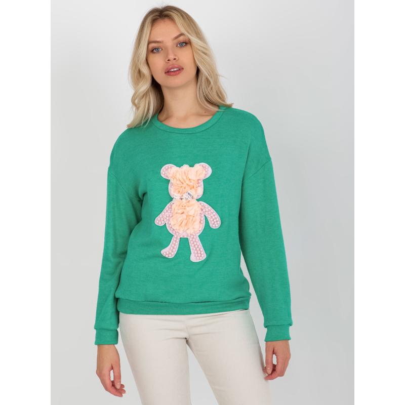 Dámsky sveter RUTH tyrkysový