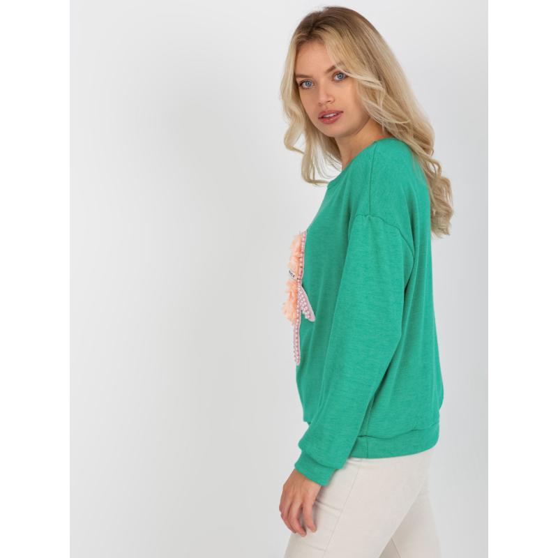 Dámsky sveter RUTH tyrkysový