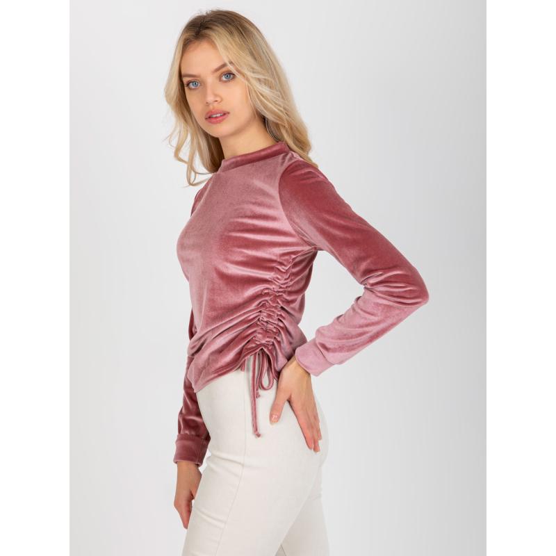 Dámská halenka s výstřihem LEAH růžová  