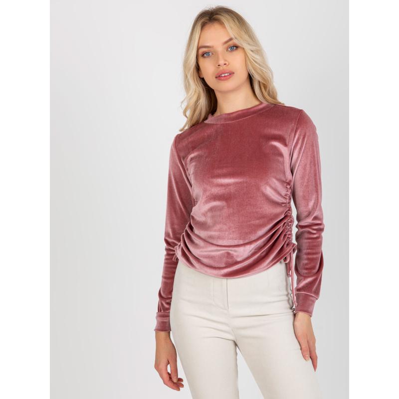 Dámská halenka s výstřihem LEAH růžová  