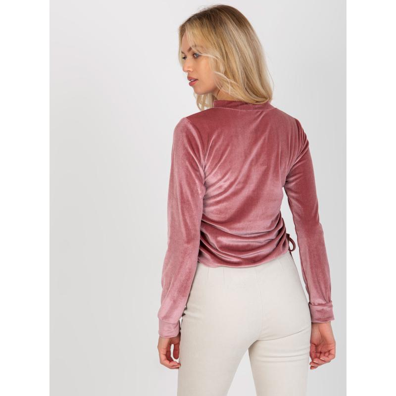 Dámská halenka s výstřihem LEAH růžová  