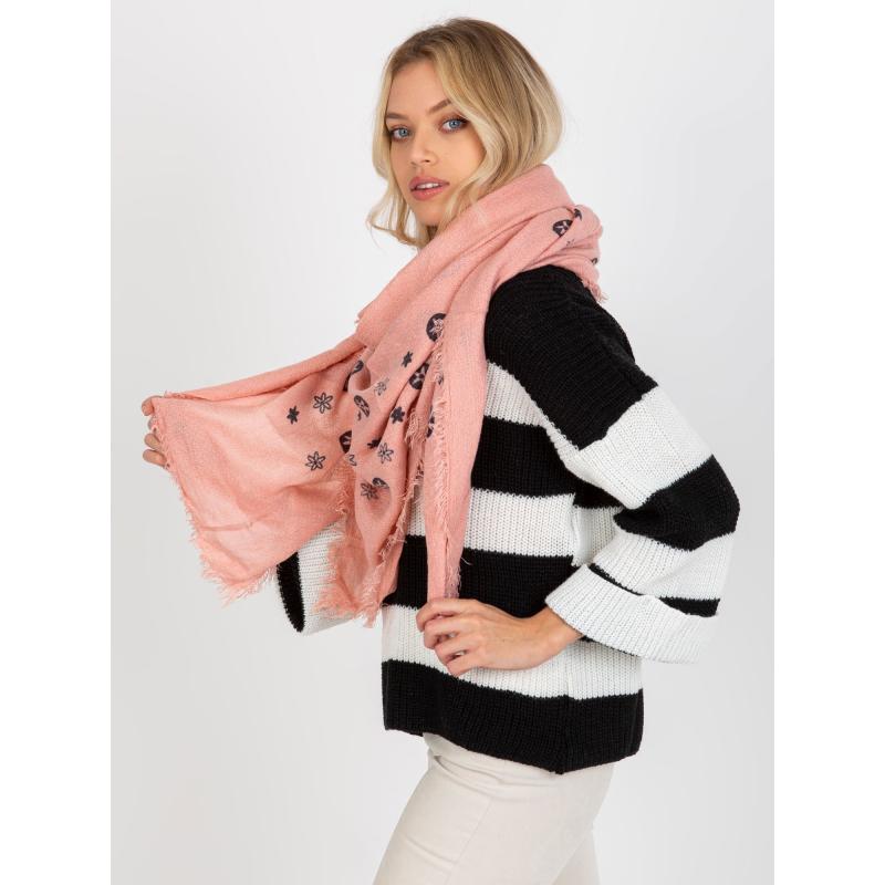 Dámská šála s potiskem CAILYN růžová
