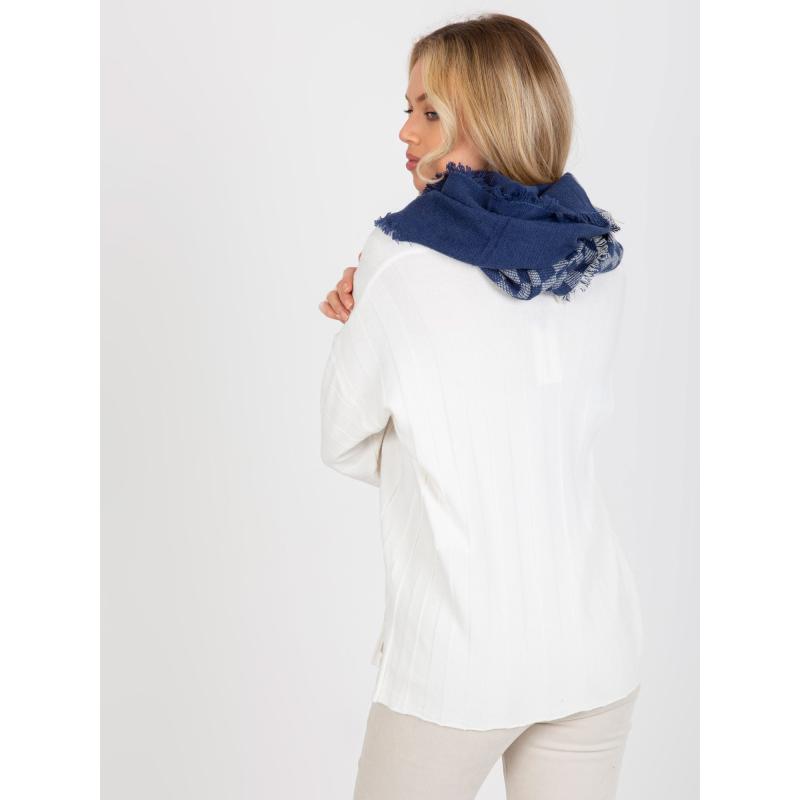 Női gyapjú téli paplan Navy SOFIE kék és fehér