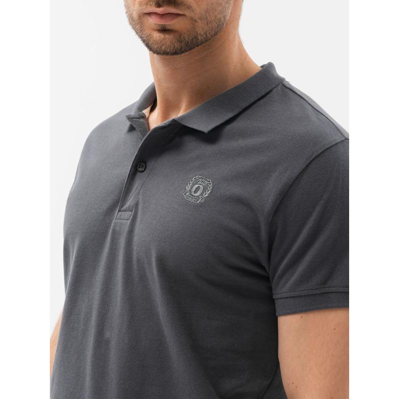 Férfi póló CLIFF sötét szürke