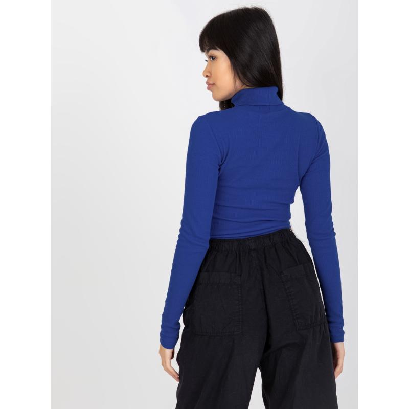 Dámská halenka s rolákem Elisee RUE PARIS kobaltová modrá