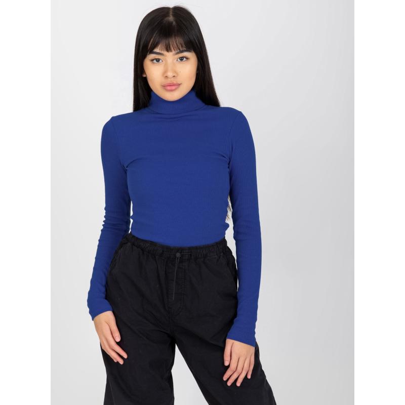 Dámská halenka s rolákem Elisee RUE PARIS kobaltová modrá