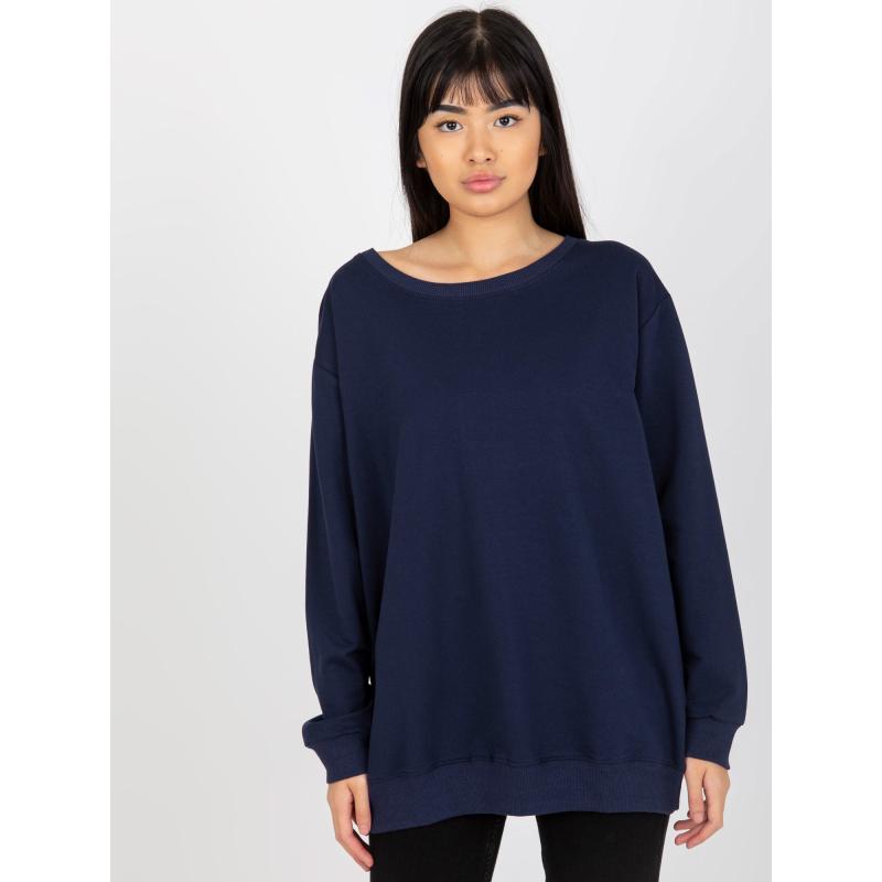 Dámská mikina s kapucí oversize AUDE námořnicky modrá 