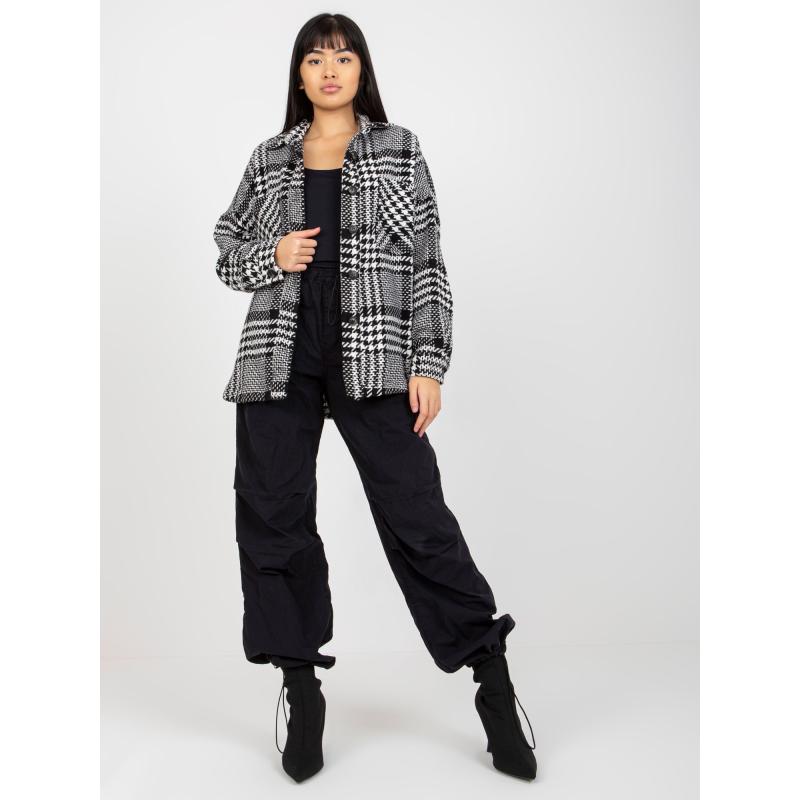 Dámska košeľa MINNA čiernobiela