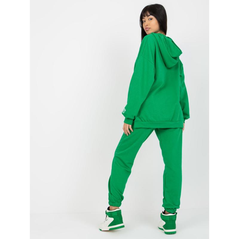 Dámská souprava s mikinou s kapucí JULEE zelená