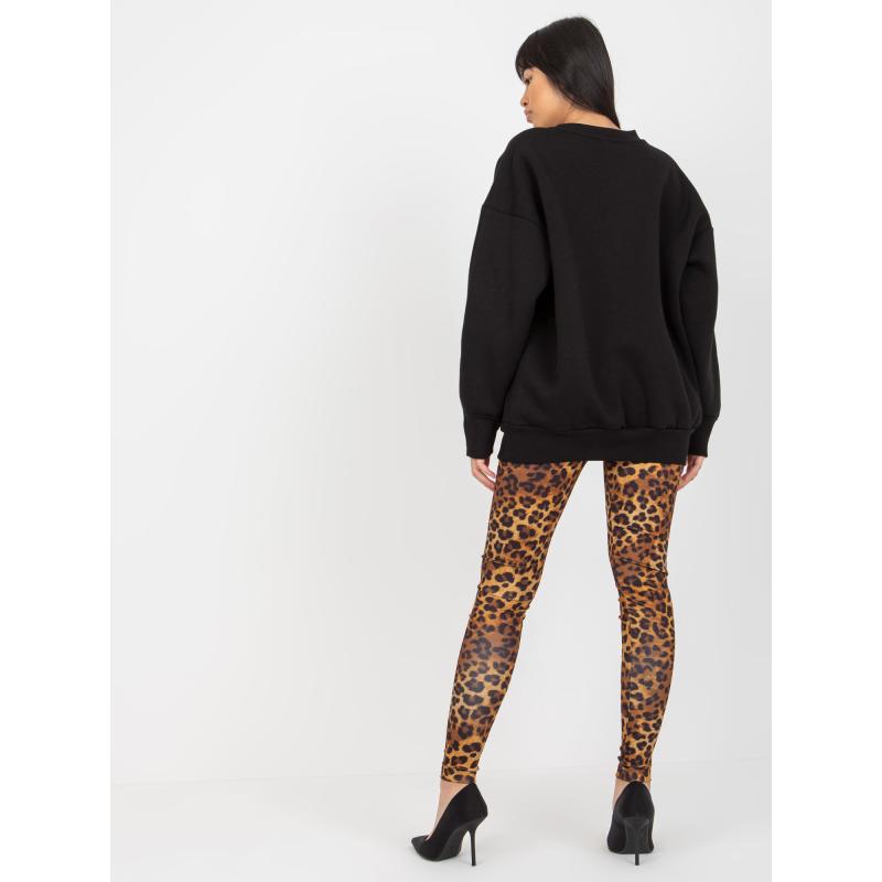 Női oversize pulóver RISA fekete