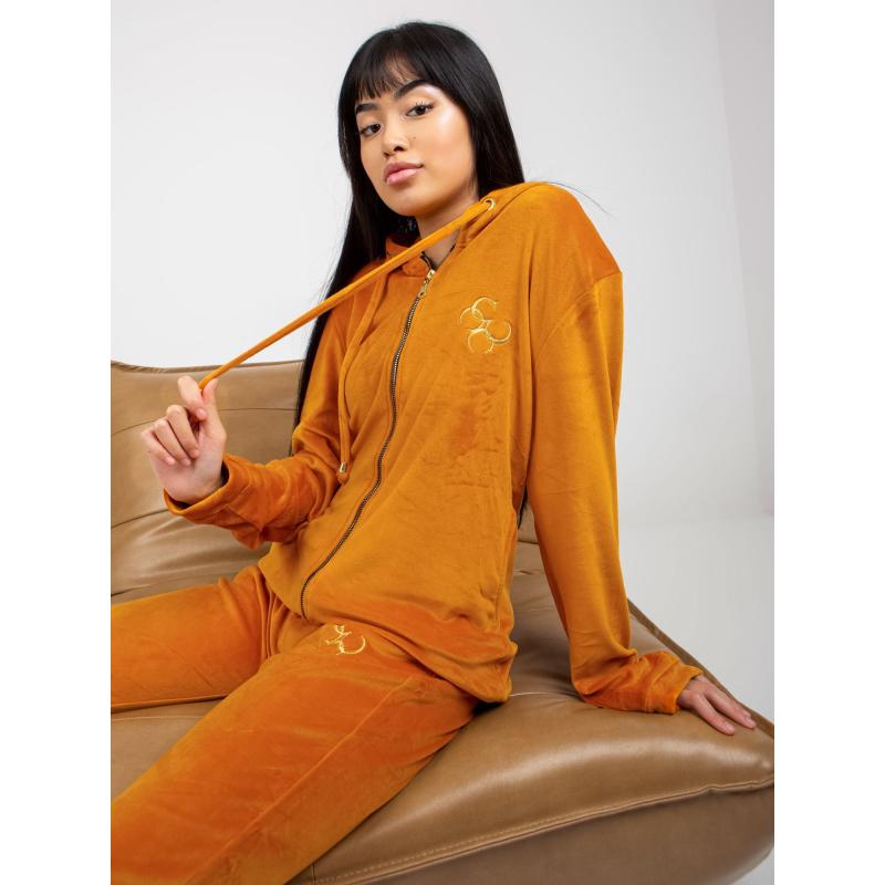 Női kapucnis szett OLYMPIA sötét sárga