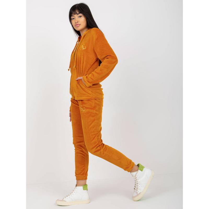 Női kapucnis szett OLYMPIA sötét sárga