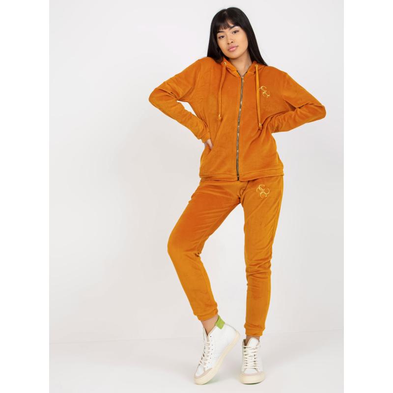 Női kapucnis szett OLYMPIA sötét sárga
