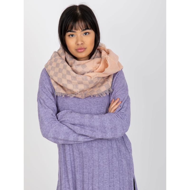 Női gyapjú kémény FELIA világos rózsaszín és szürke