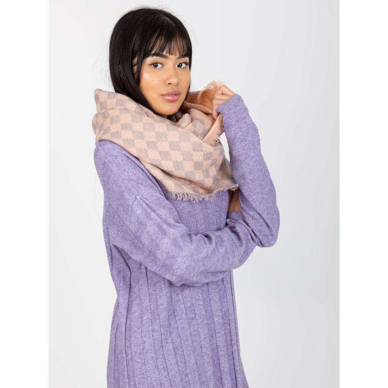 Női gyapjú kémény FELIA világos rózsaszín és szürke