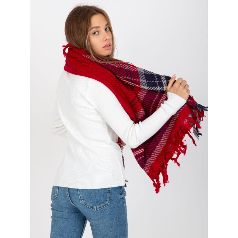 Dámsky šál so strapcami DESAREE červená