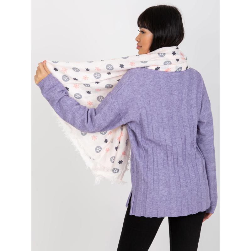 Női nyomtatott sál JOCELYN világos rózsaszín