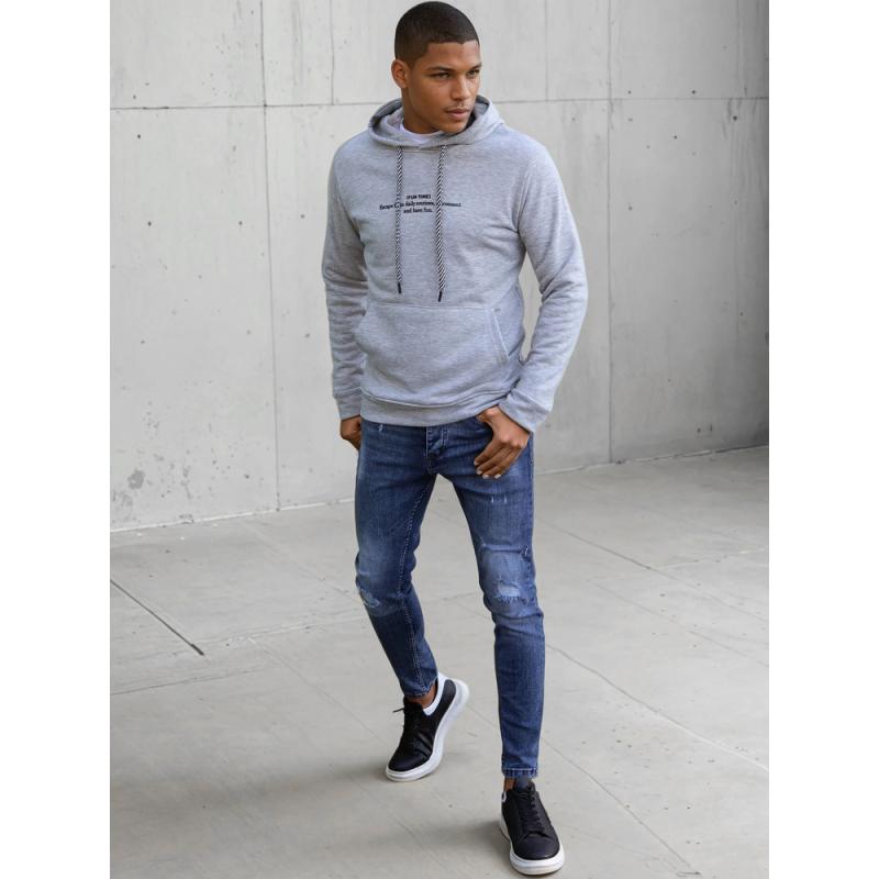 Pánska mikina ANGELO sivá