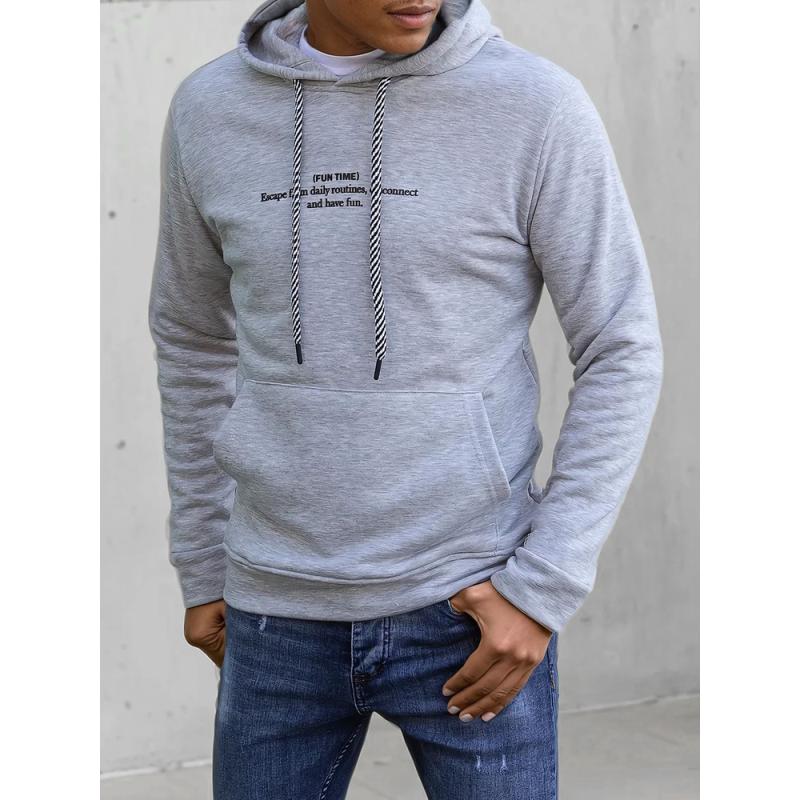 Pánska mikina ANGELO sivá