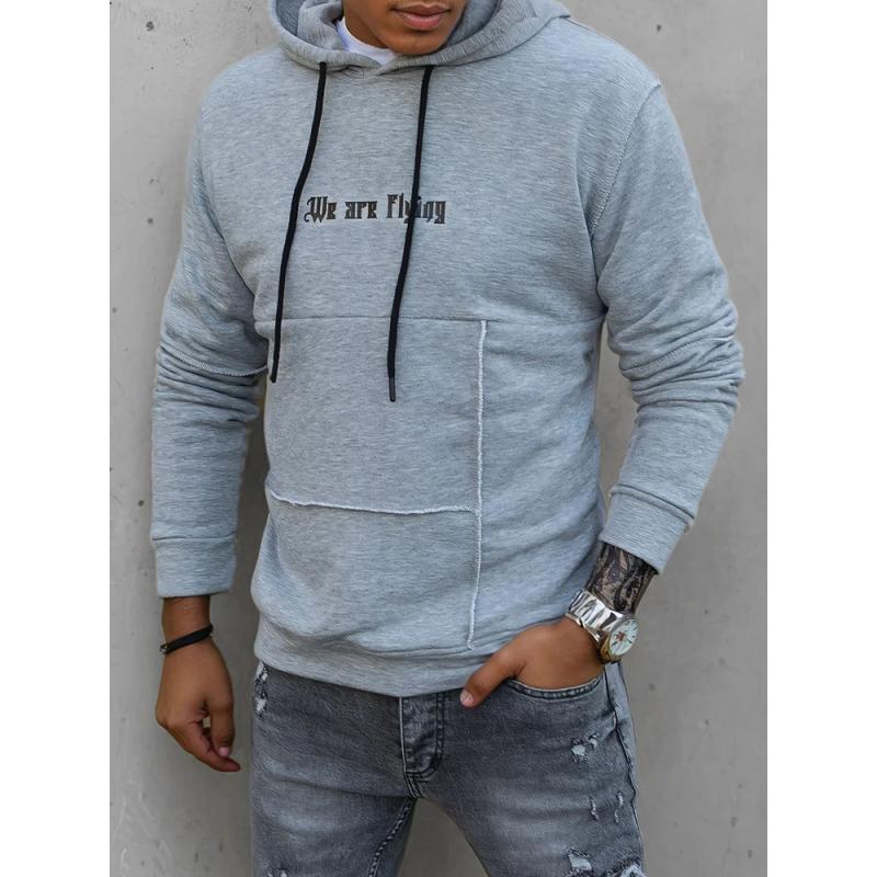 Férfi pulóver ZAIN szürke