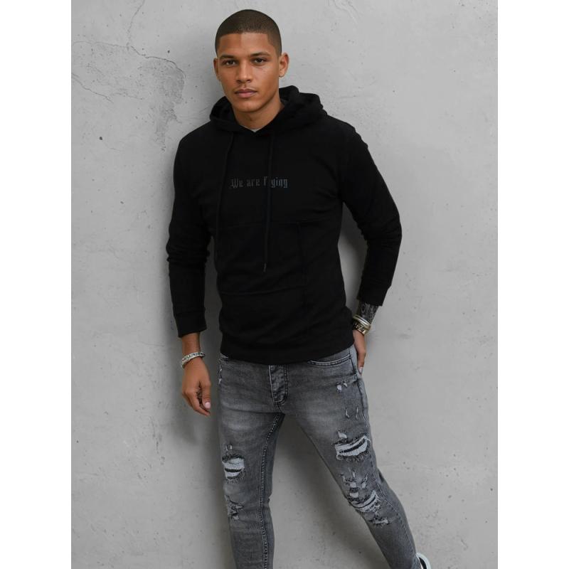 Férfi pulóver ZAIN fekete