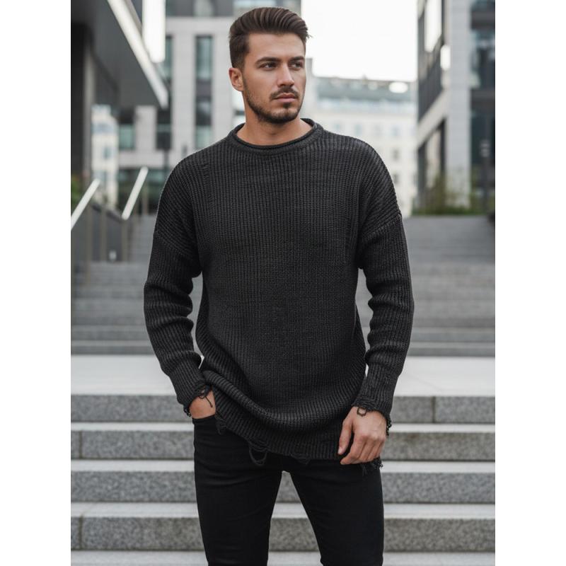 Pánsky sveter HANK tmavosivý