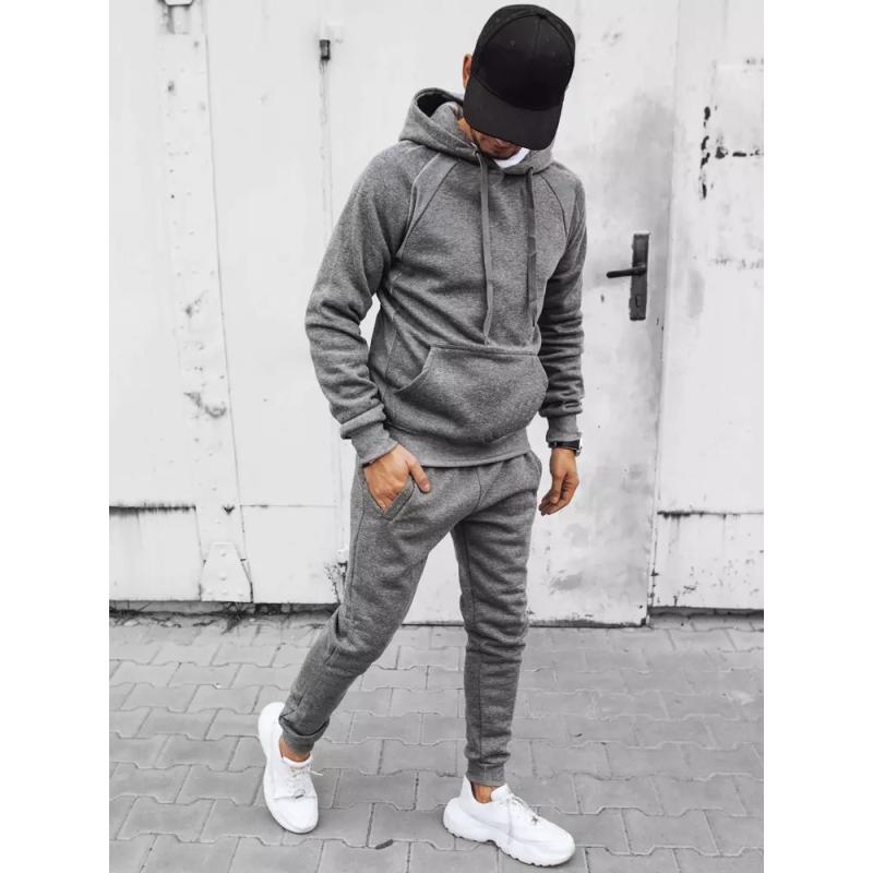 Pánska tepláková súprava DEREK tmavo šedá