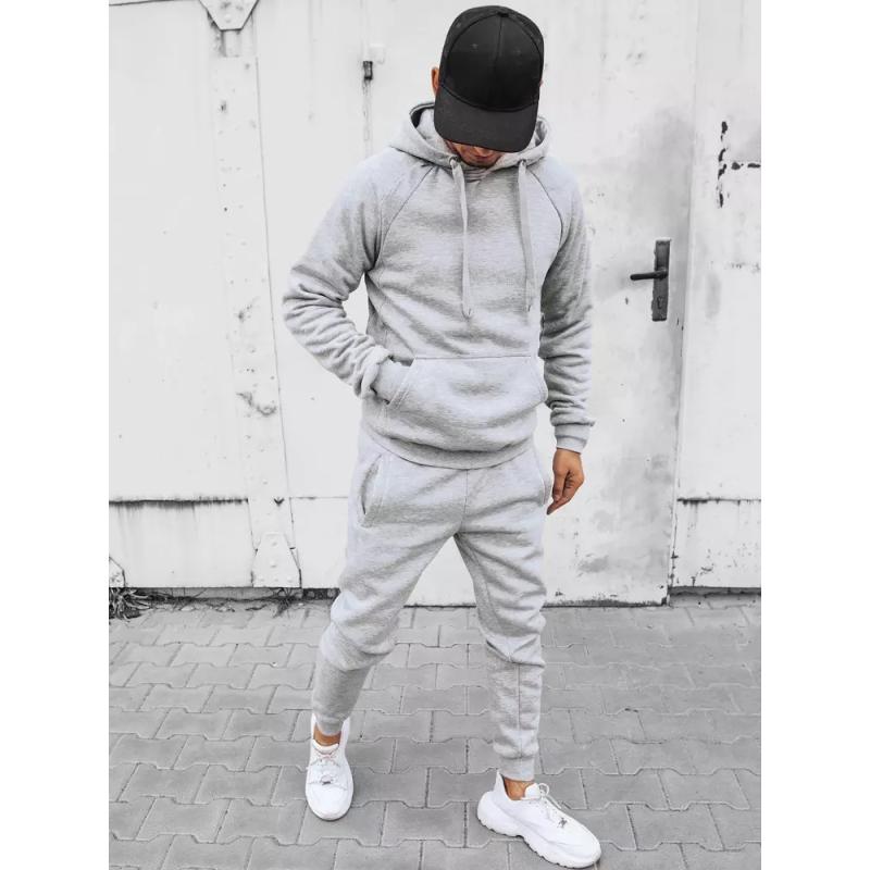 Pánska tepláková súprava DEREK light grey