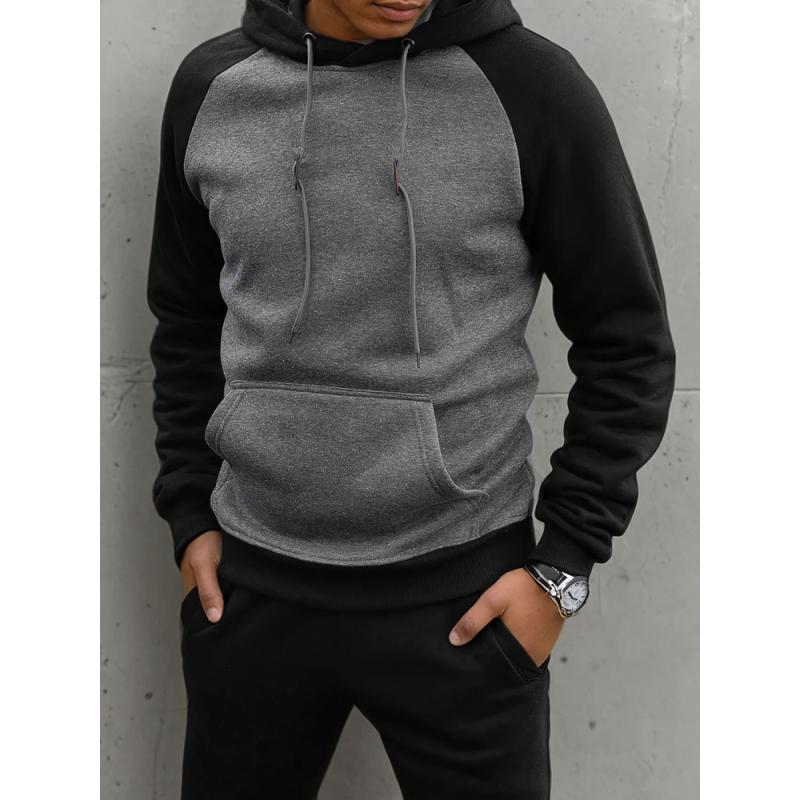 Férfi pulóver ZEKE sötétszürke