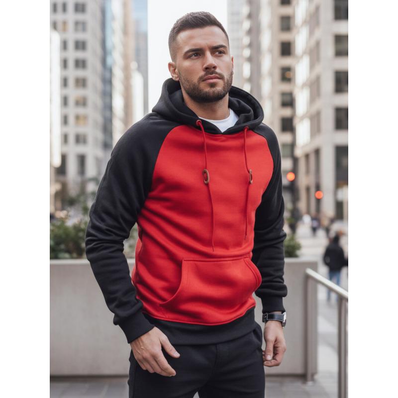 Pánska mikina ZEKE červená