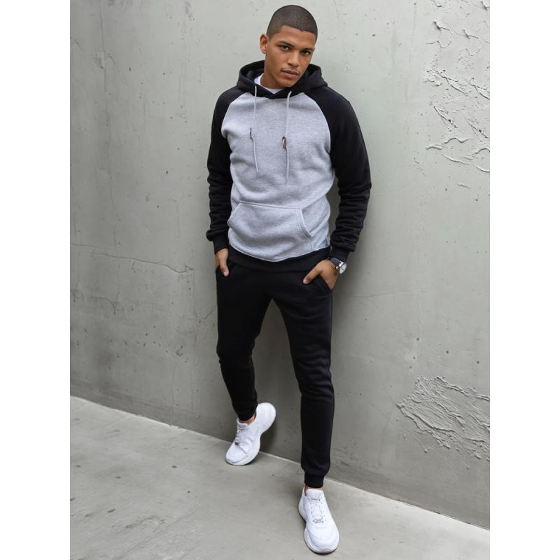 Pánska mikina ZEKE light grey