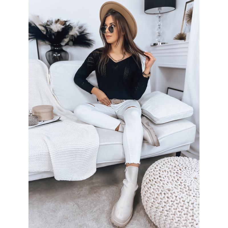 Női pulóver DARIA fekete