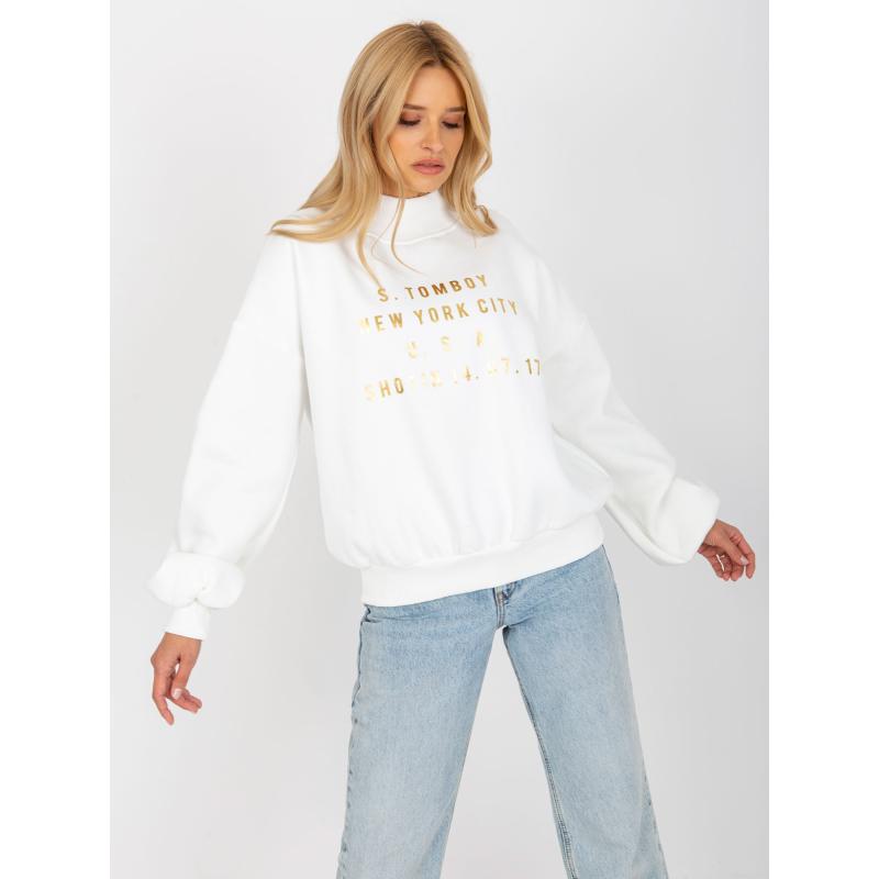 Dámská mikina s potiskem AMALIE ecru