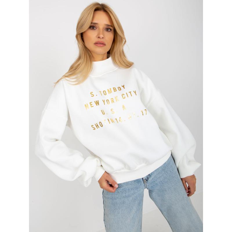 Dámská mikina s potiskem AMALIE ecru