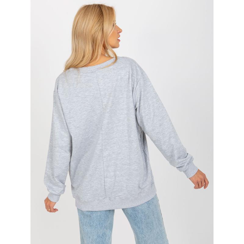 Női blúz kapucni nélkül MAHI szürke