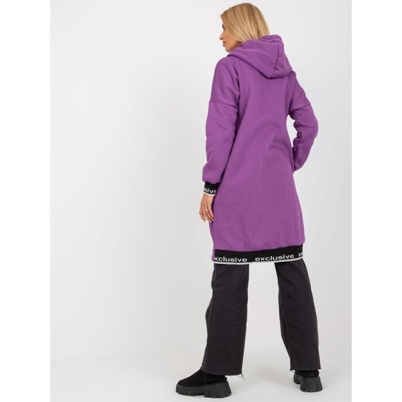 Dámská mikina se zavazováním MARIANA fialová  