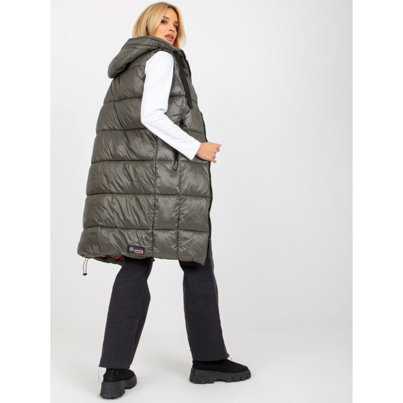 Női mellény FRESH MADE khaki színben