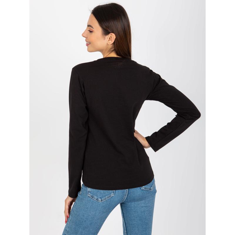 Dámská halenka s dlouhým rukávem ELENA černá 