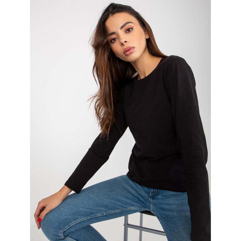 Dámská halenka s dlouhým rukávem ELENA černá 