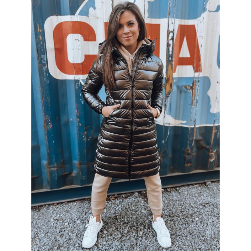 Dámský kabát LESSI moka hnědá