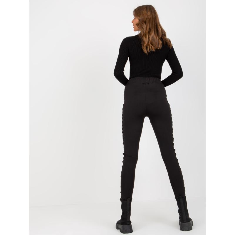 Női magas derekú leggings FREIDA fekete